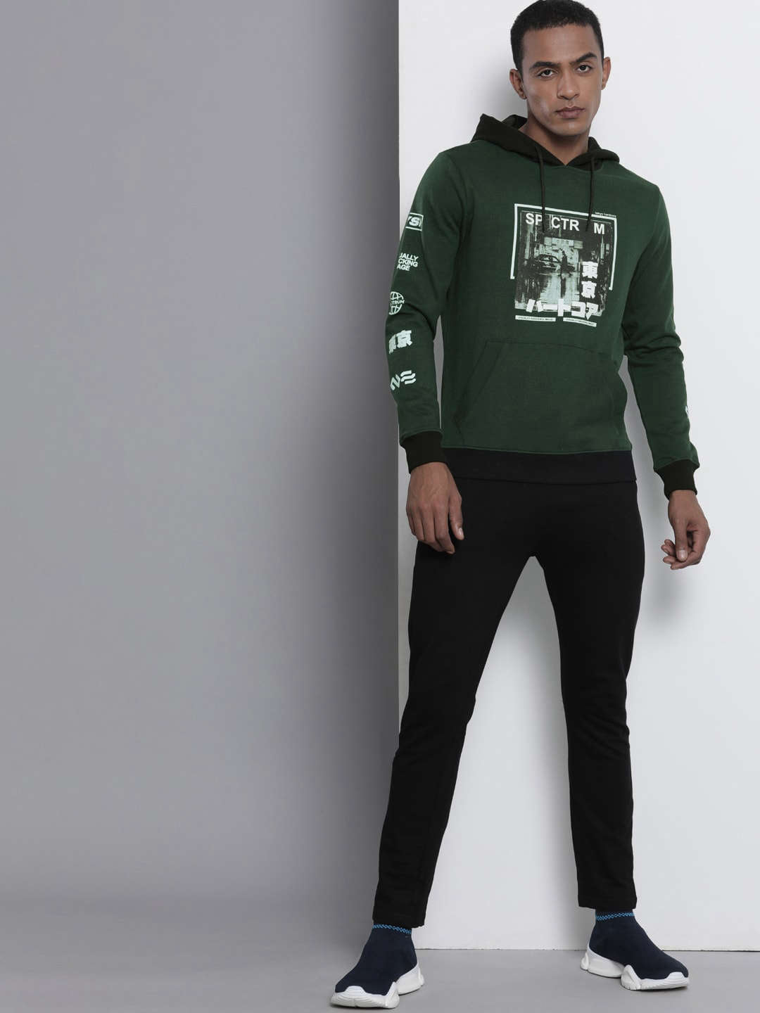 Men's Printed Regular Fit Sweatshirt