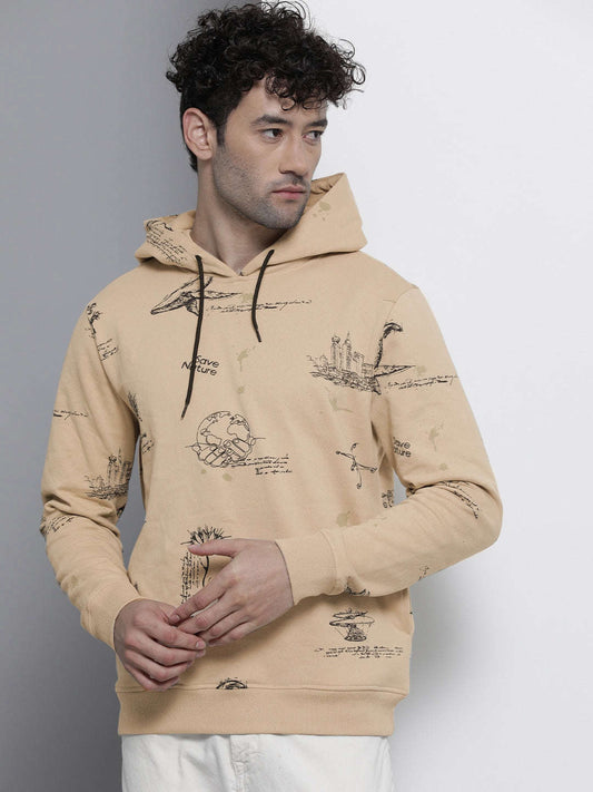 Men's Printed Regular Fit Sweatshirt