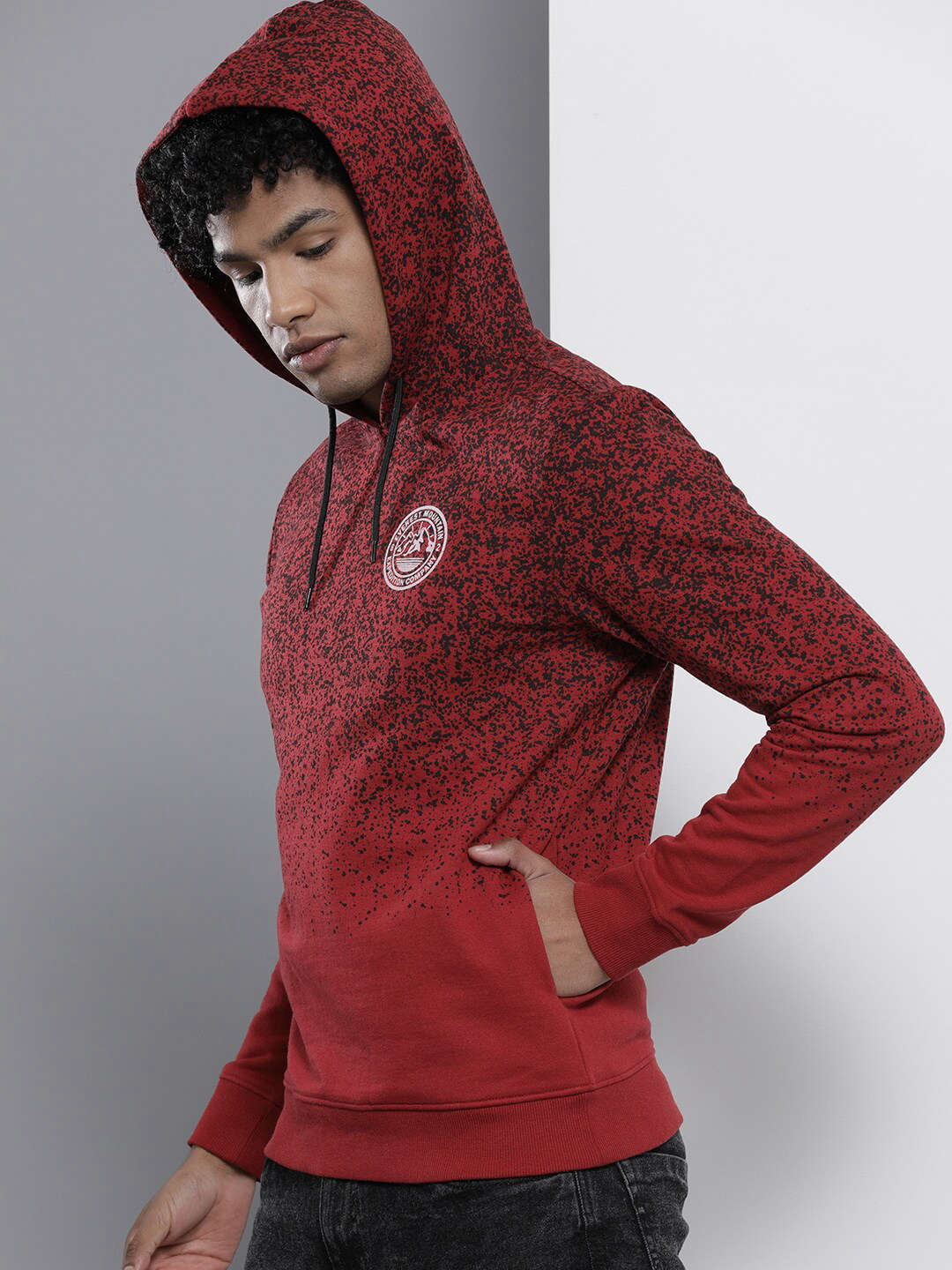 Men's Printed Regular Fit Sweatshirt