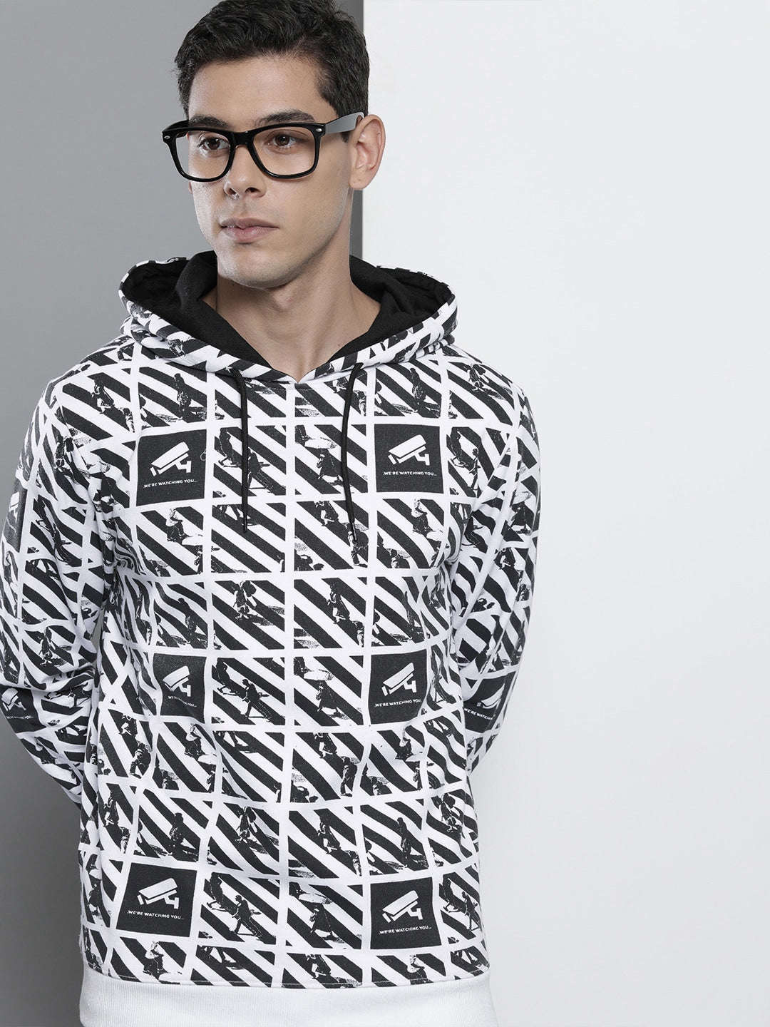 Men's Printed Regular Fit Sweatshirt