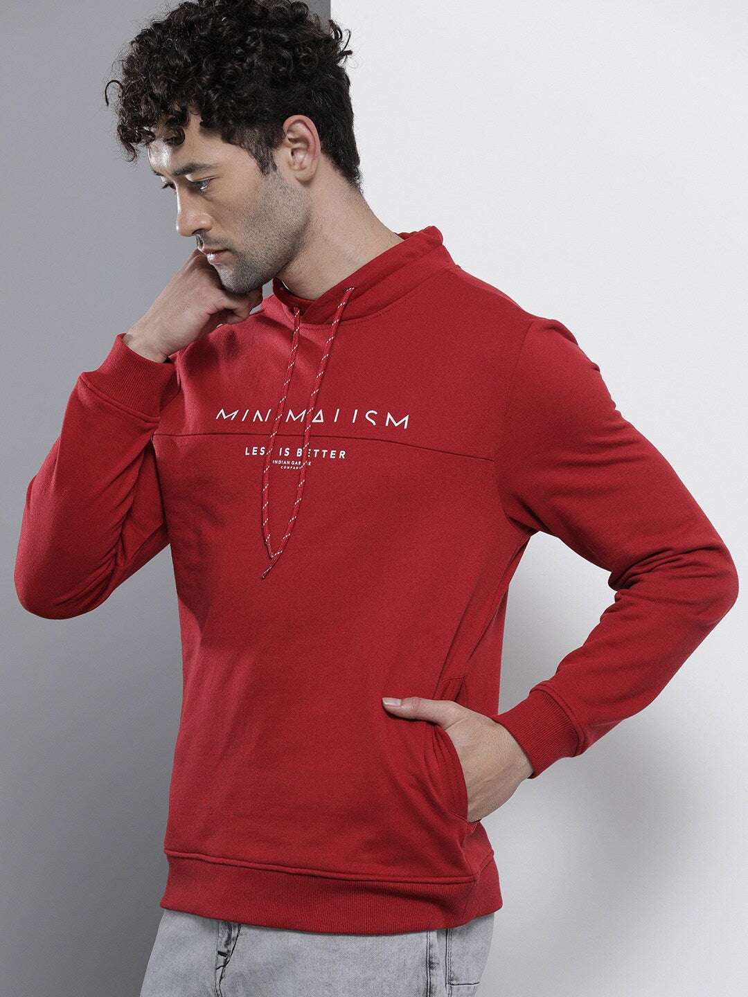 Men's Typographic Printed Regular Fit Sweatshirt