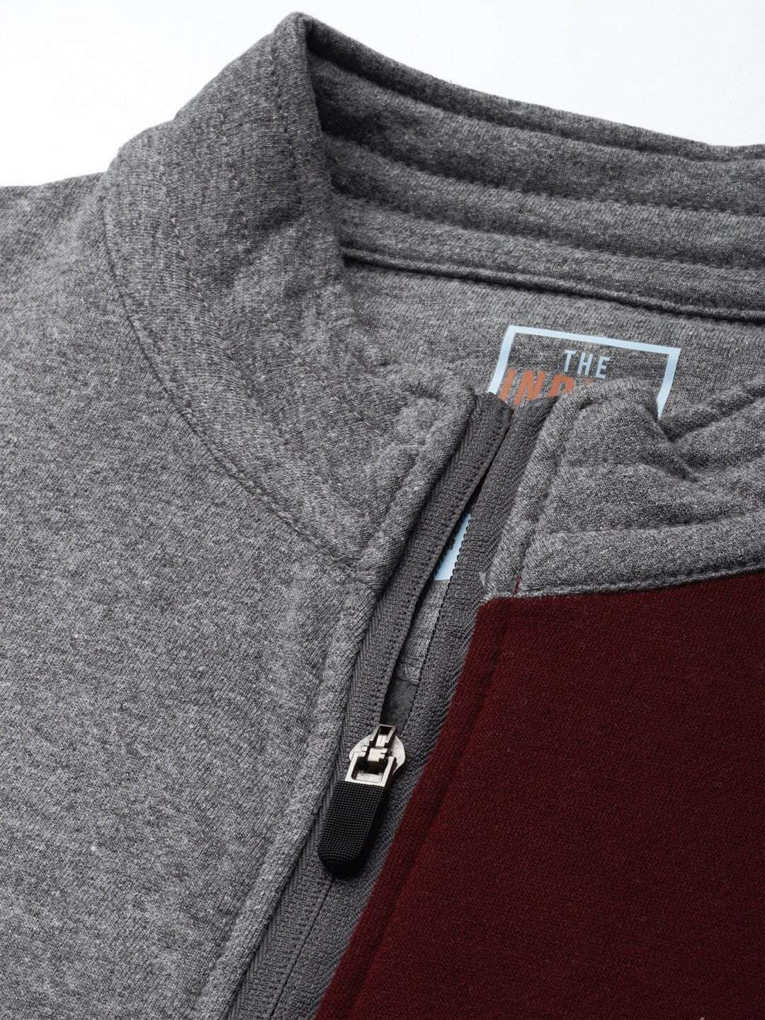 Men's Colourblocked Regular Fit Sweatshirt