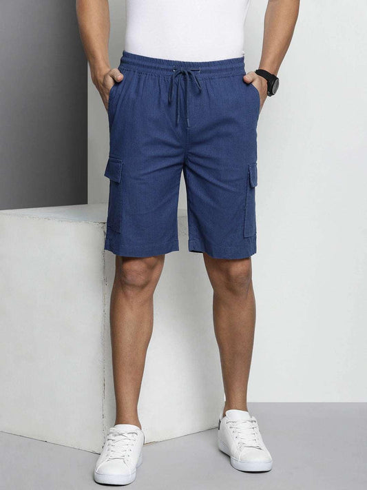 Men's Linen Cargo Shorts