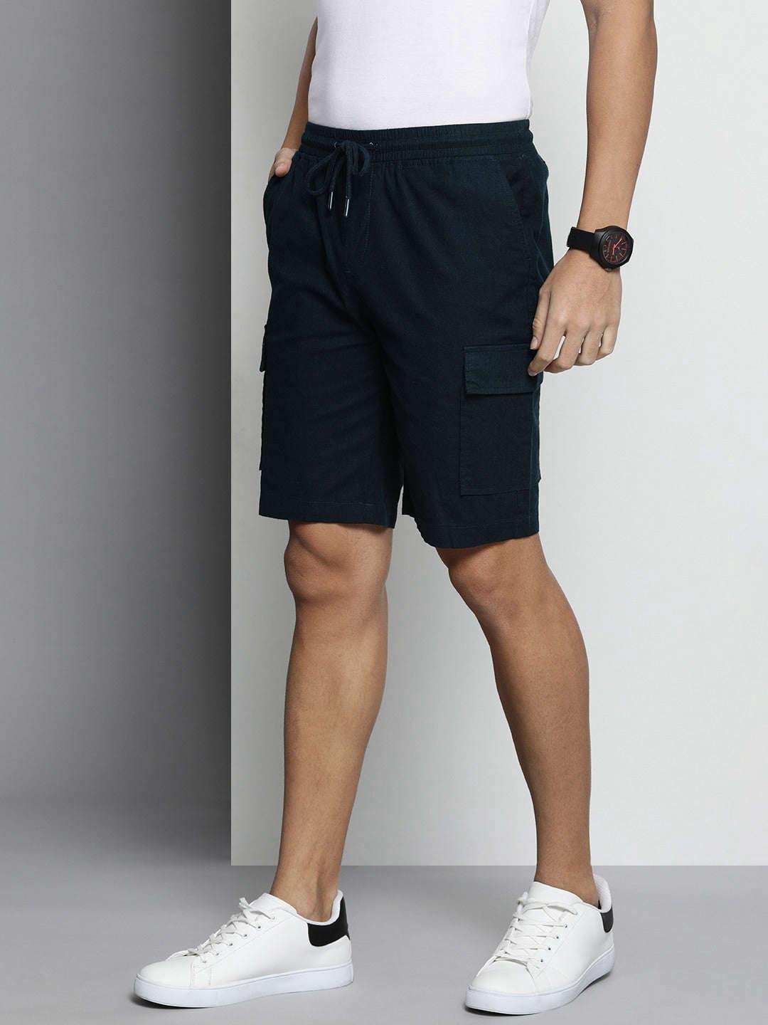 Men's Linen Cargo Shorts