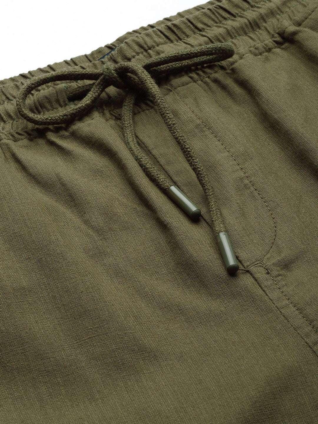 Men's Linen Cargo Shorts