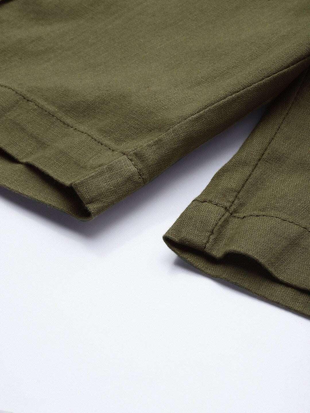 Men's Linen Cargo Shorts