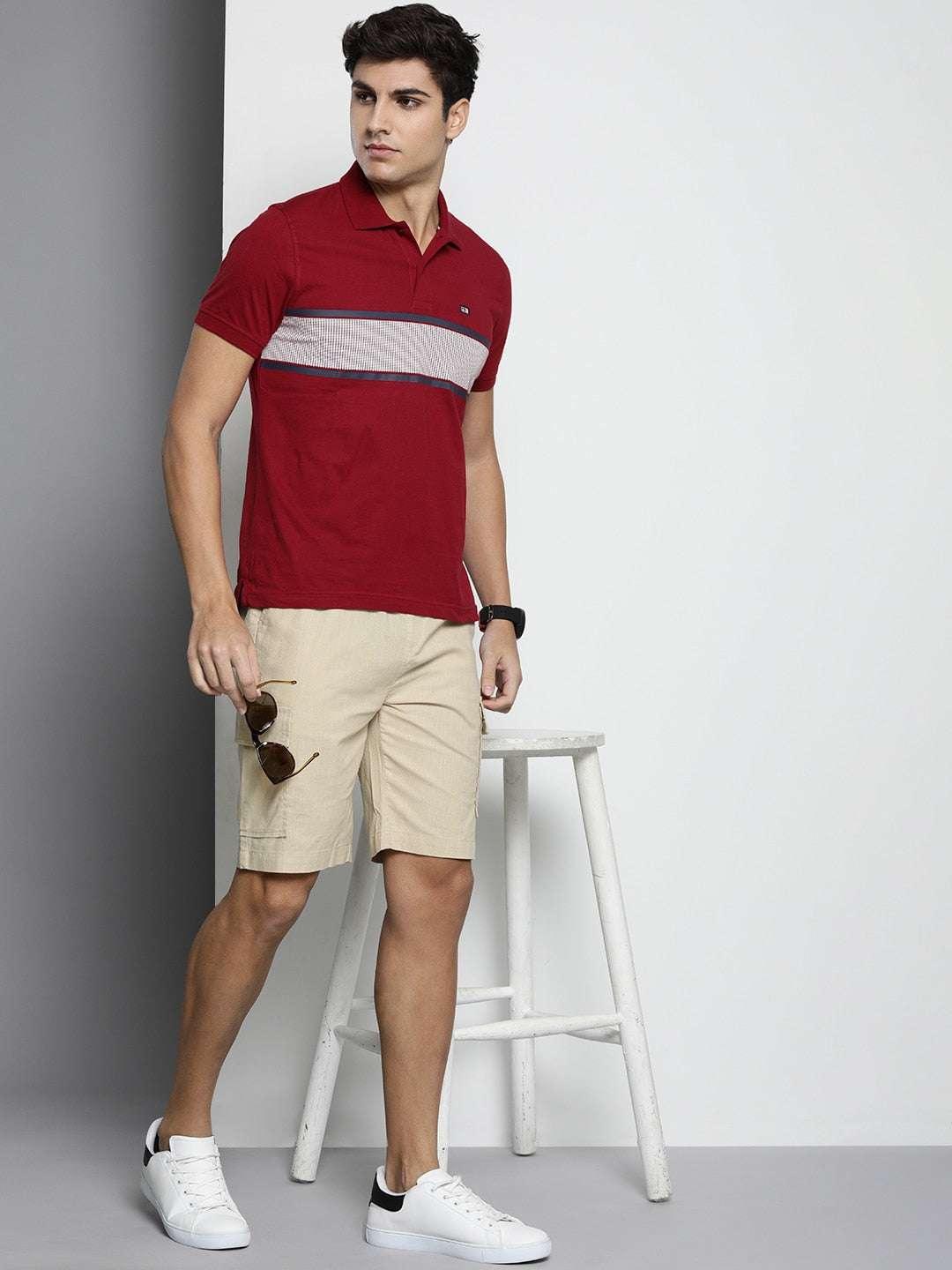 Men's Linen Cargo Shorts