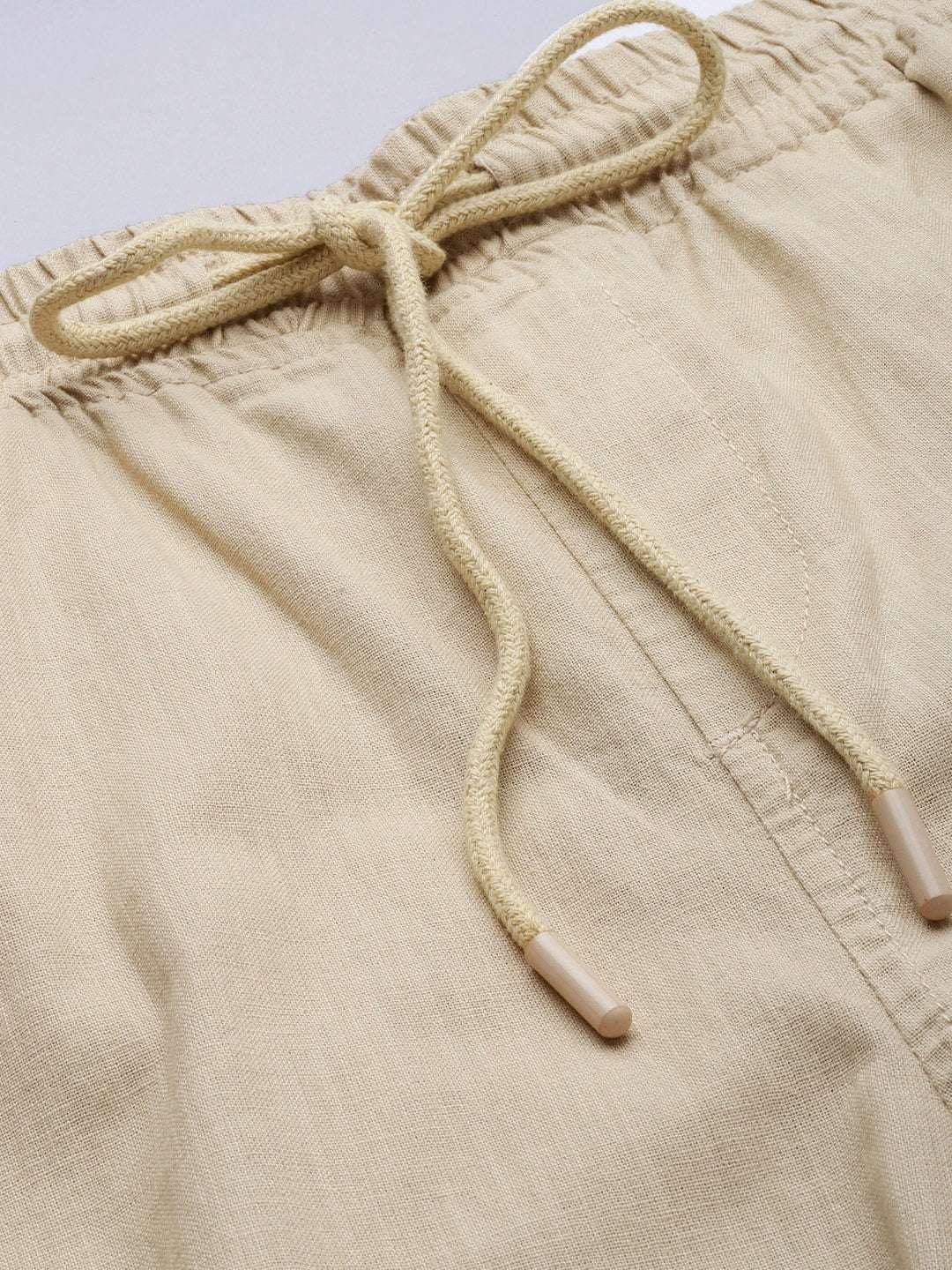 Men's Linen Cargo Shorts