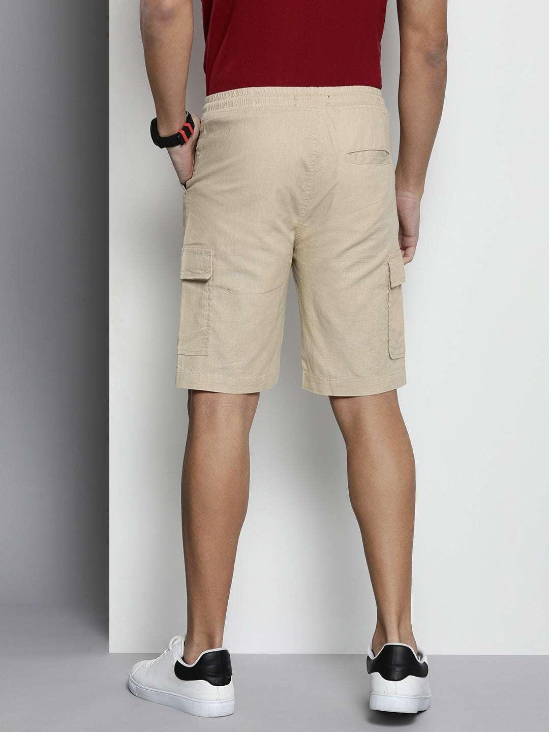 Men's Linen Cargo Shorts