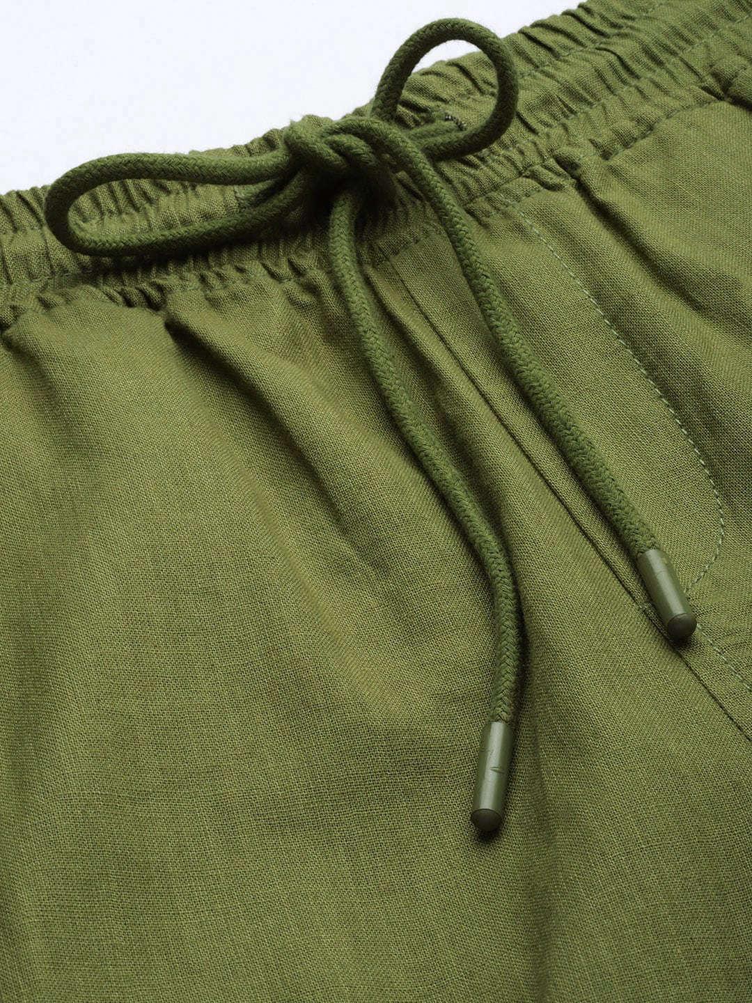 Men's Linen Cargo Shorts