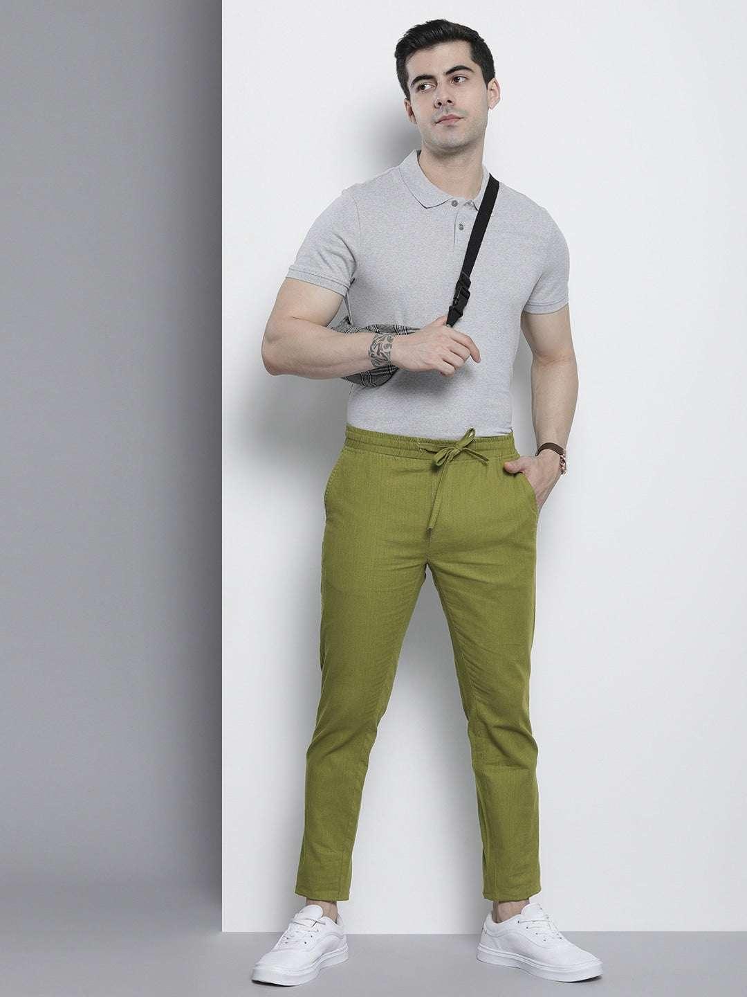 Men's Linen Jogger Trouser