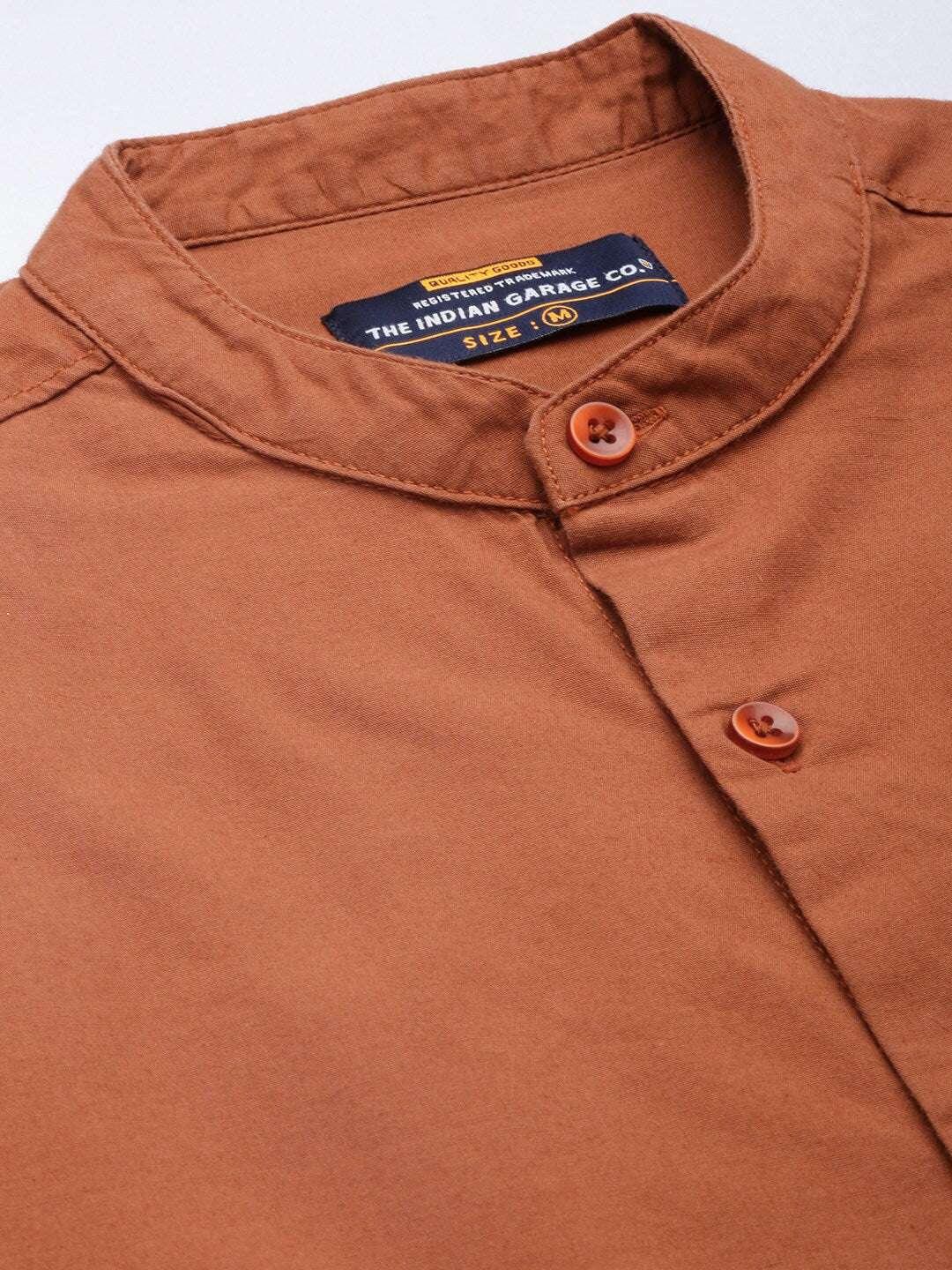 Men's Solid Regular Fit Shirt