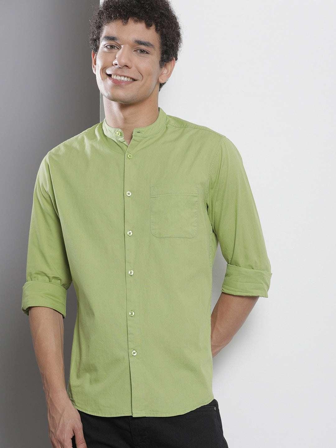 Men's Solid Regular Fit Shirt