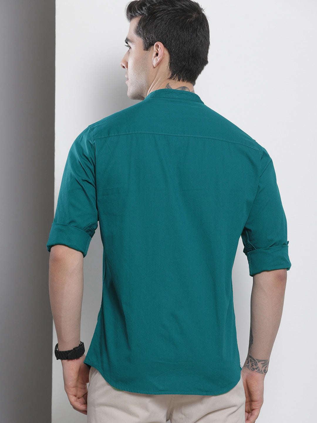 Men's Solid Regular Fit Shirt