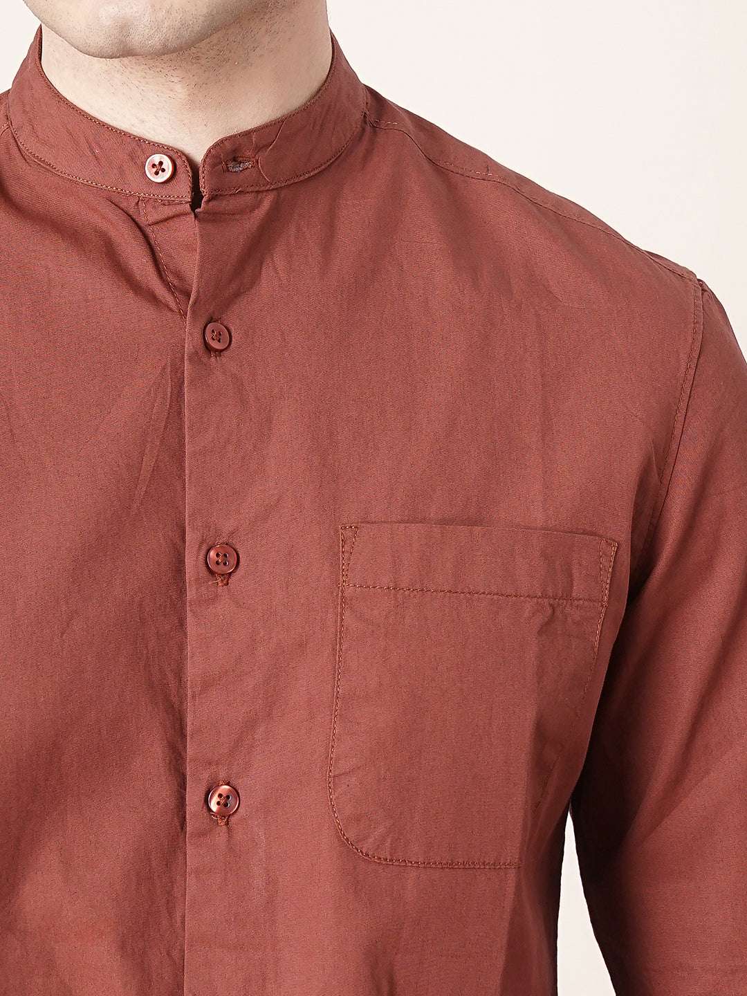 Men's Solid Regular Fit Shirt