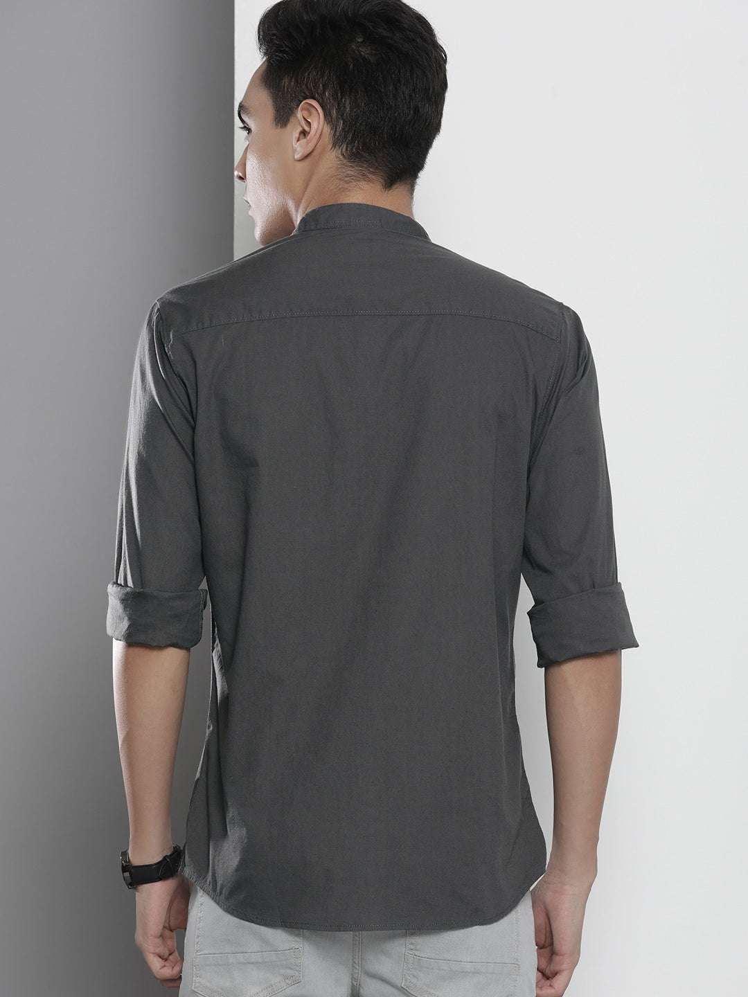 Men's Solid Regular Fit Shirt