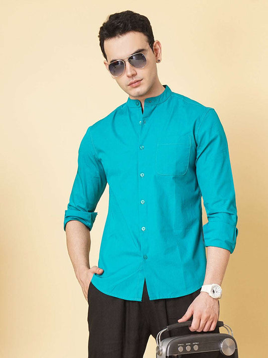 Men's Solid Regular Fit Shirt