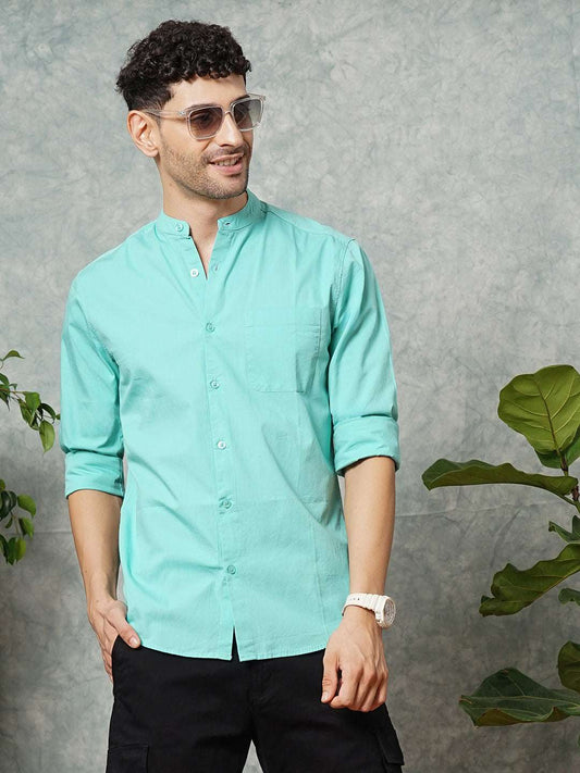 Men's Solid Regular Fit Shirt