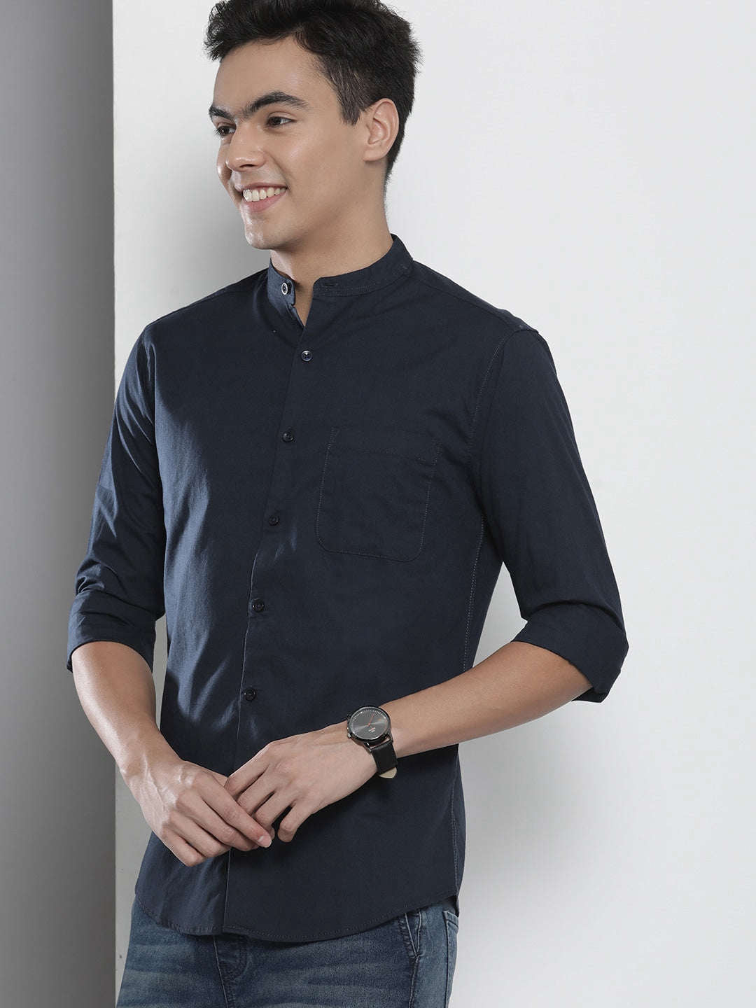 Men's Solid Regular Fit Shirt