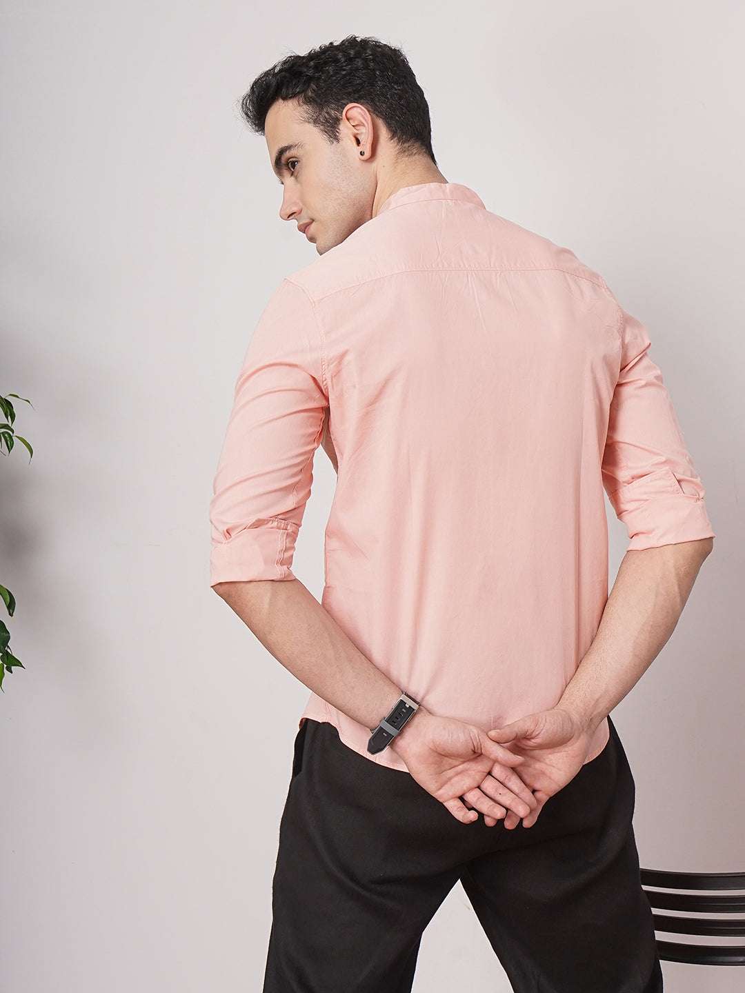 Men's Solid Regular Fit Shirt