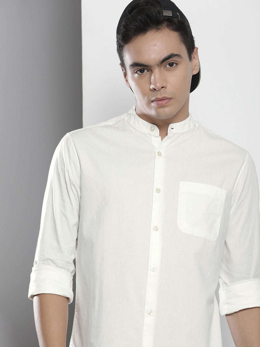 Men's Solid Regular Fit Shirt