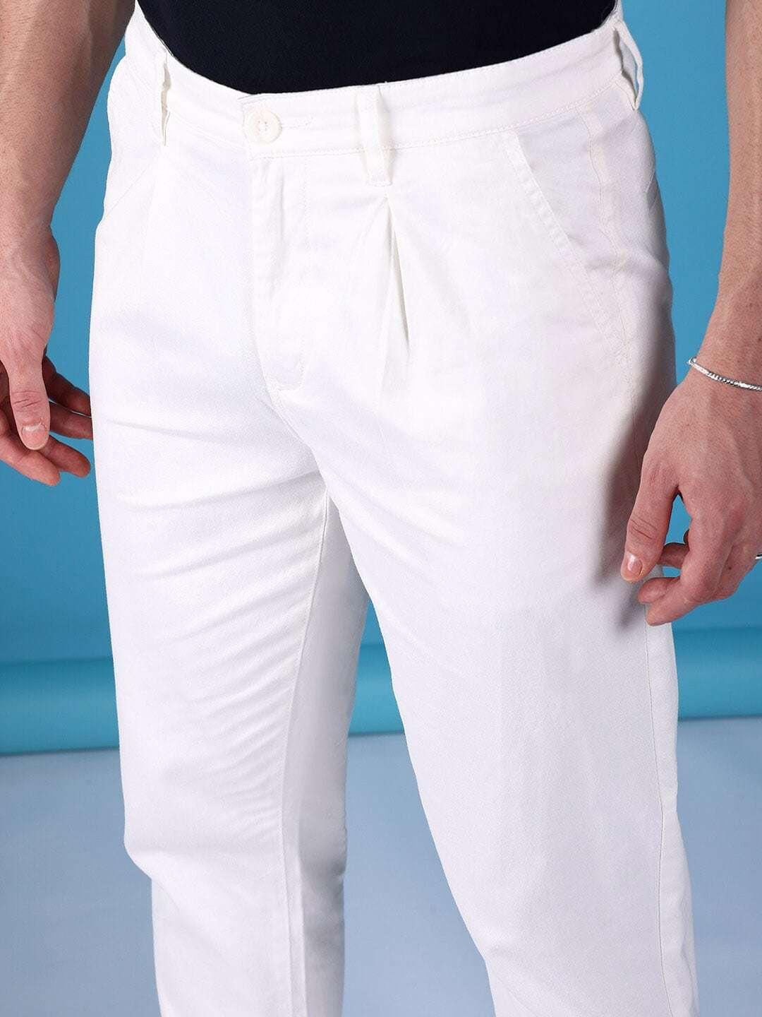 Men's Satin Chino Pants