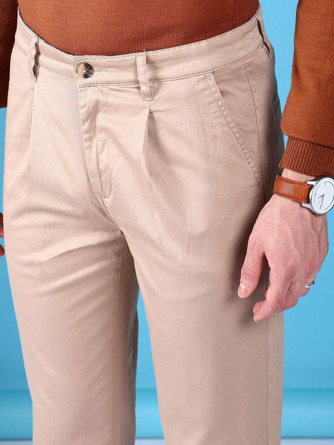 Men's Satin Chino Pants