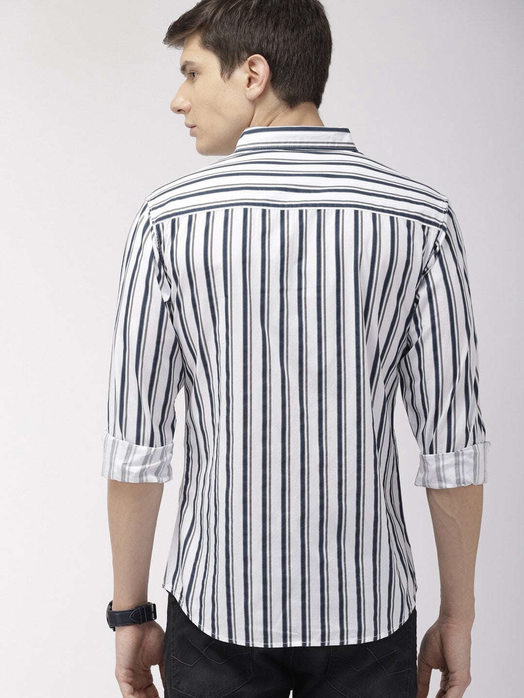 Men's Striped Slim Fit Shirt