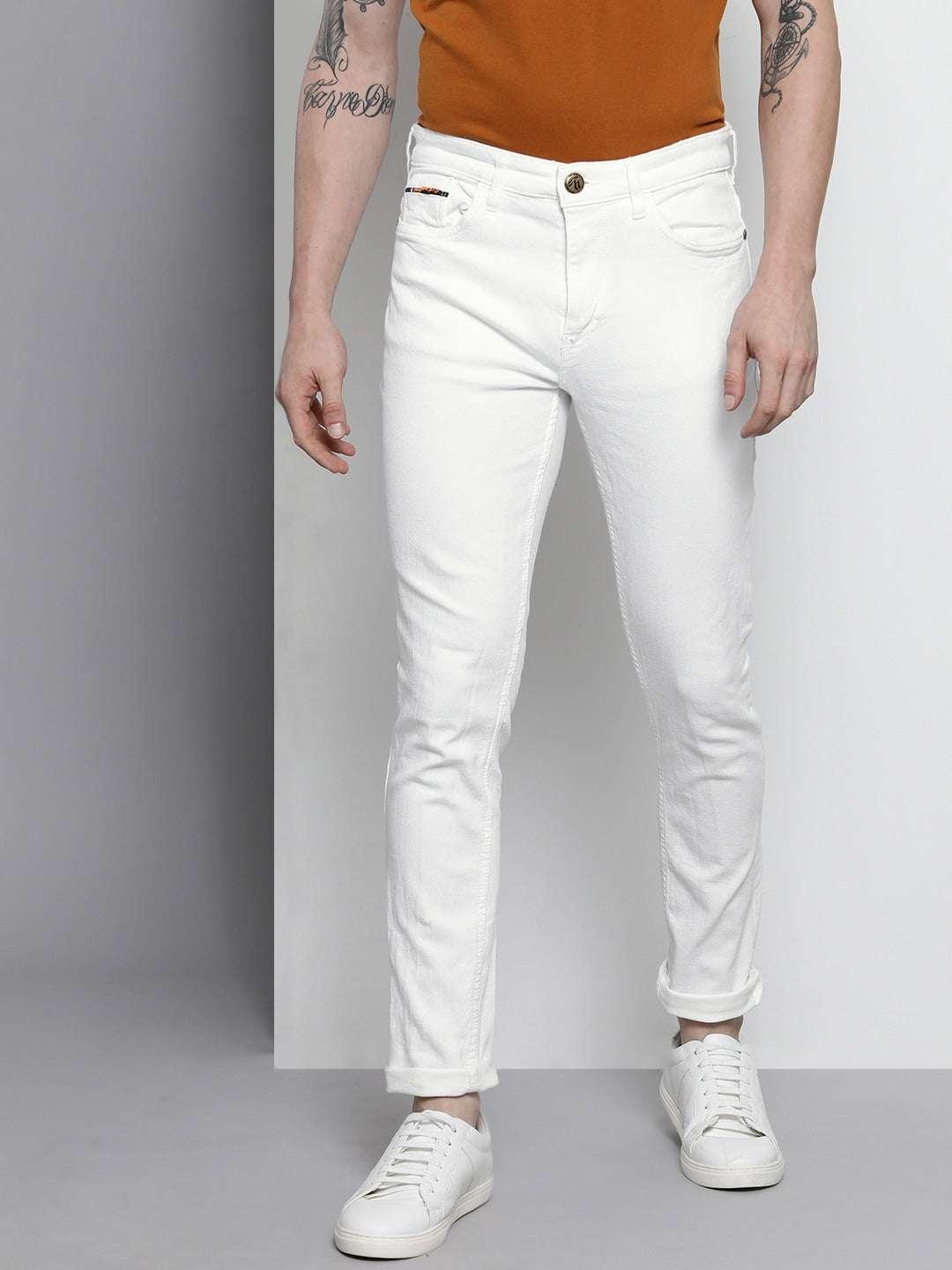 Men's Solid Jeans