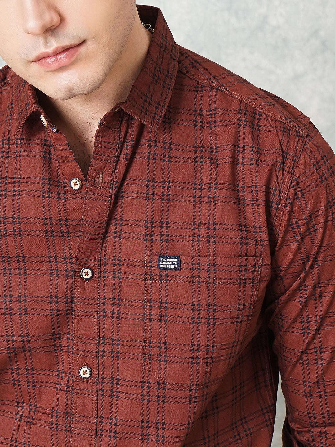 Men's Checks Shirt