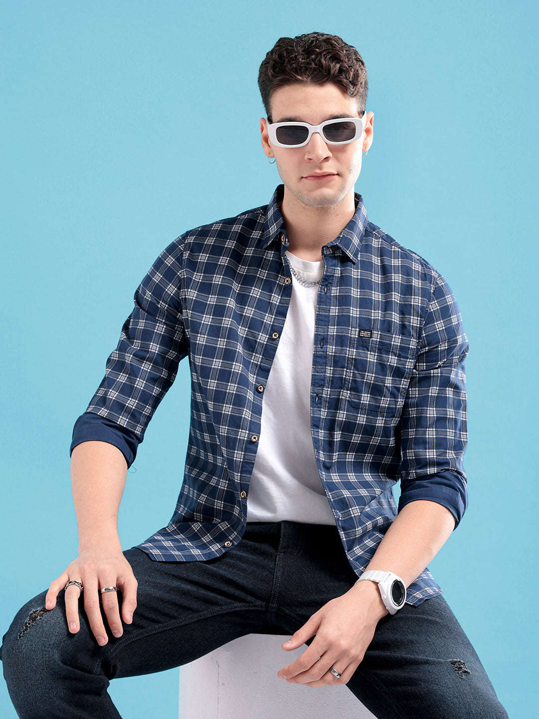 Men's Checks Shirt