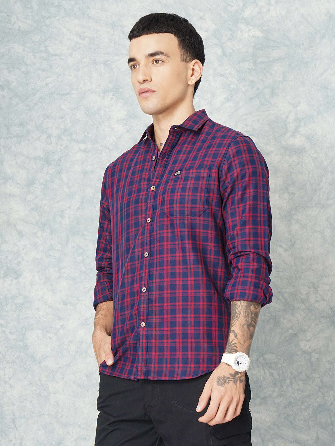 Men's Checks Shirt