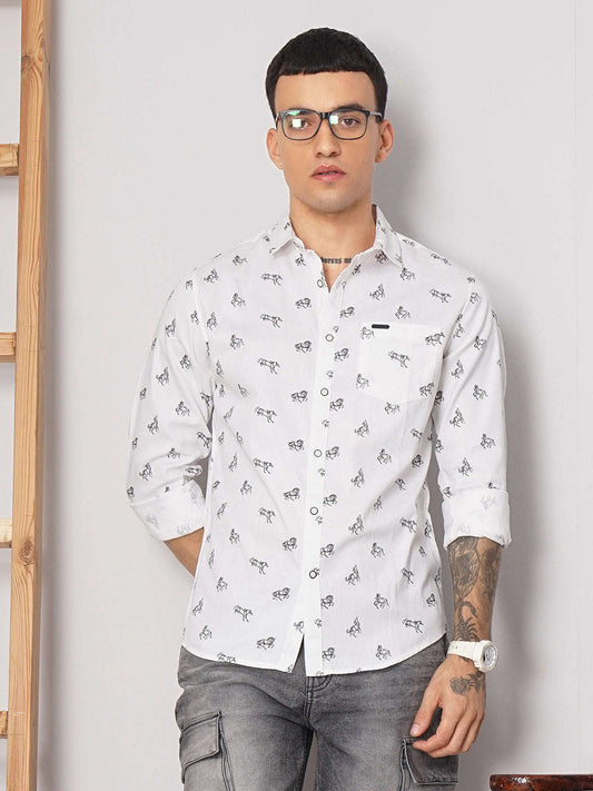 Men's Quirky Printed Shirt