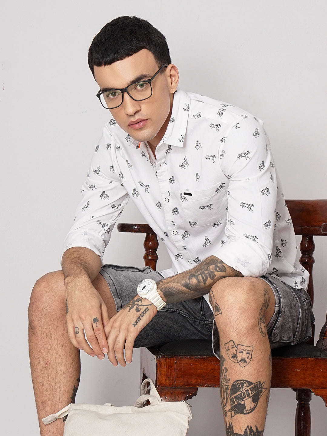 Men's Quirky Printed Shirt