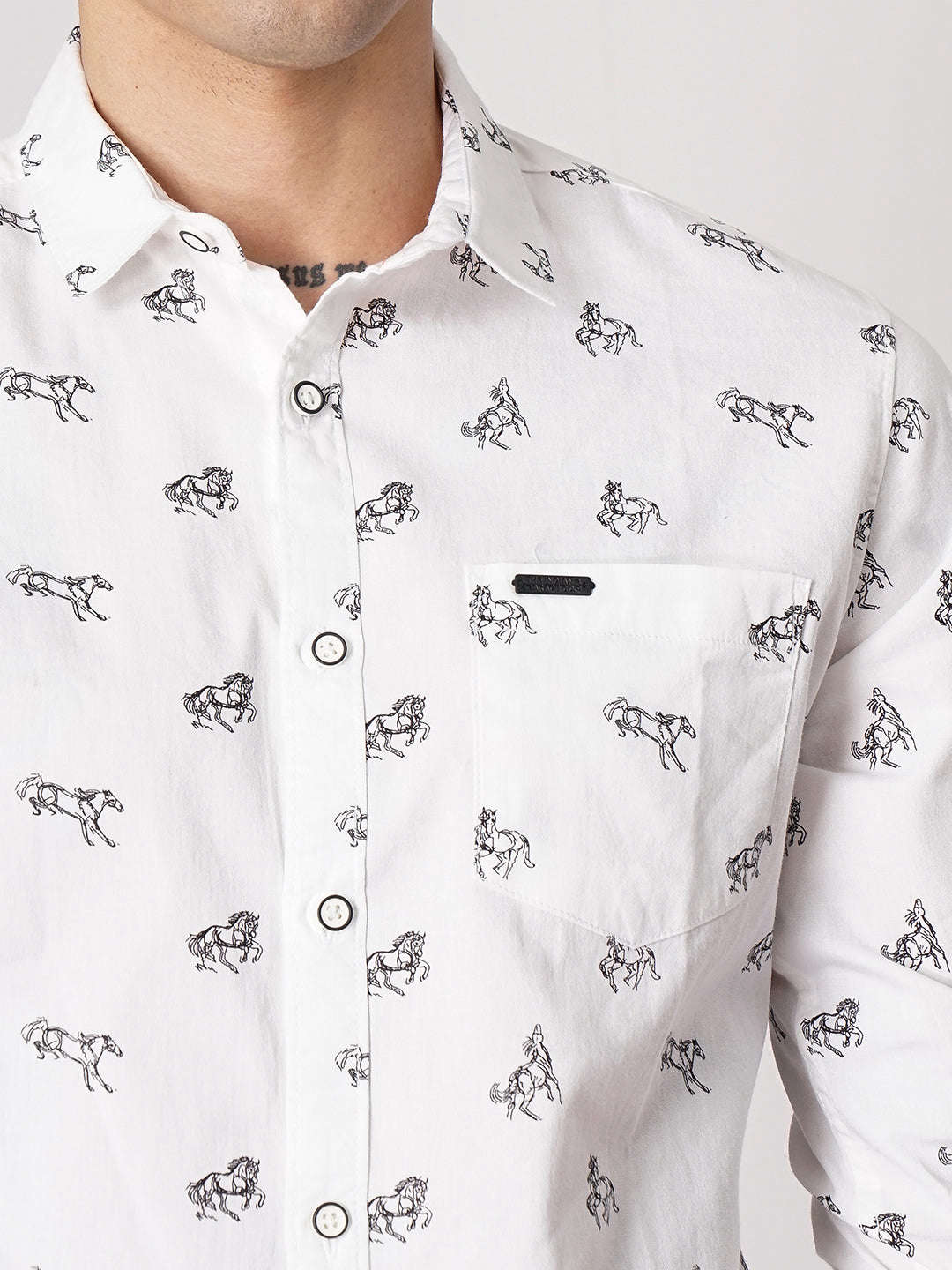 Men's Quirky Printed Shirt