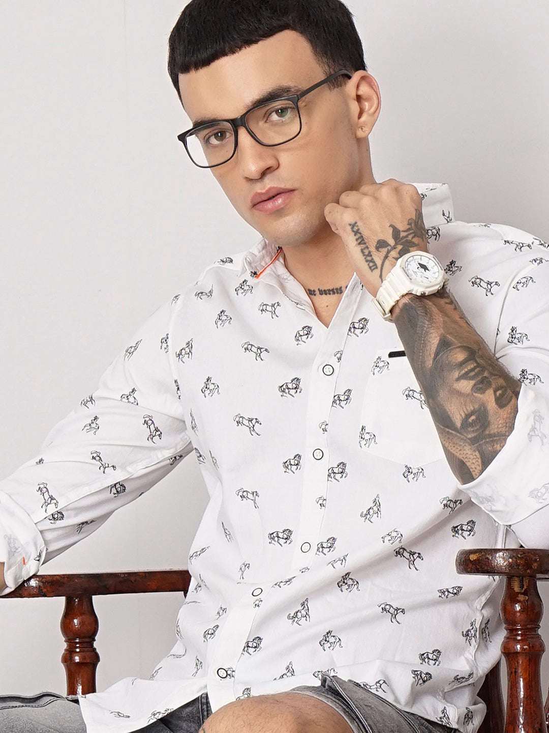 Men's Quirky Printed Shirt