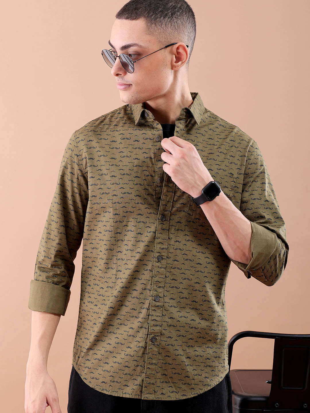 Men's Quirky Printed Shirt