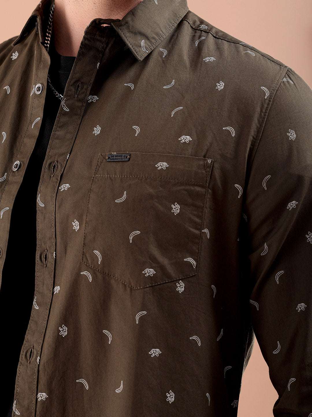 Men's Printed Slim Fit Shirt