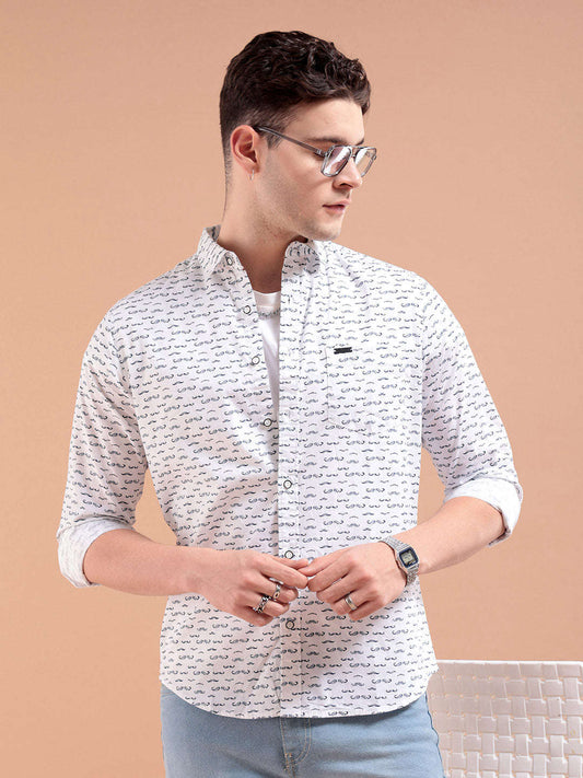 Men's Quirky Printed Shirt