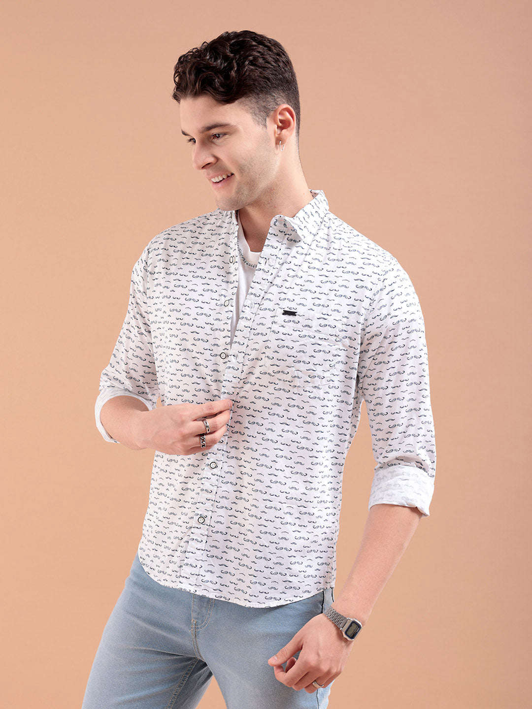 Men's Quirky Printed Shirt