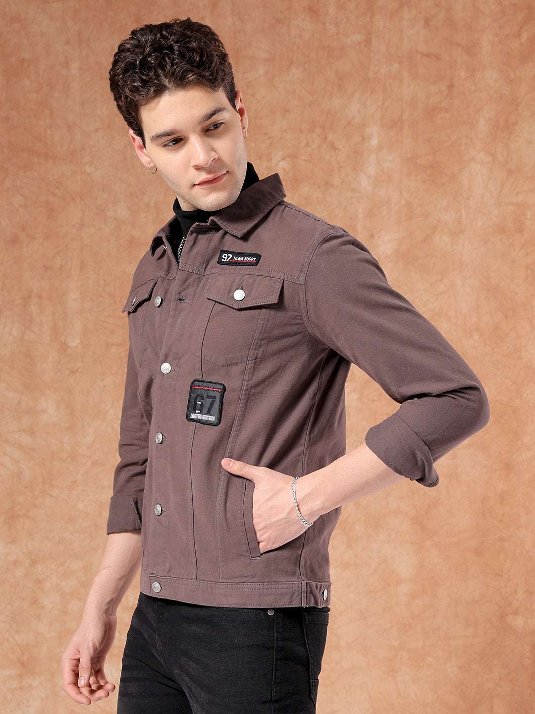 Men's Solid Jacket