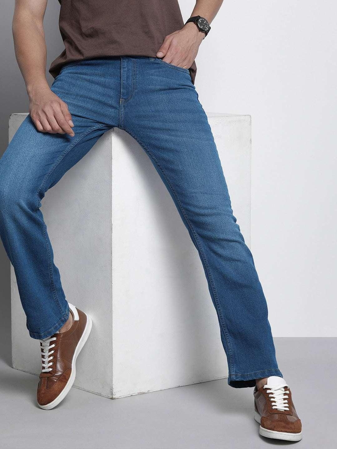 Men's G-Noah Distress Boot Cut Fit Jeans