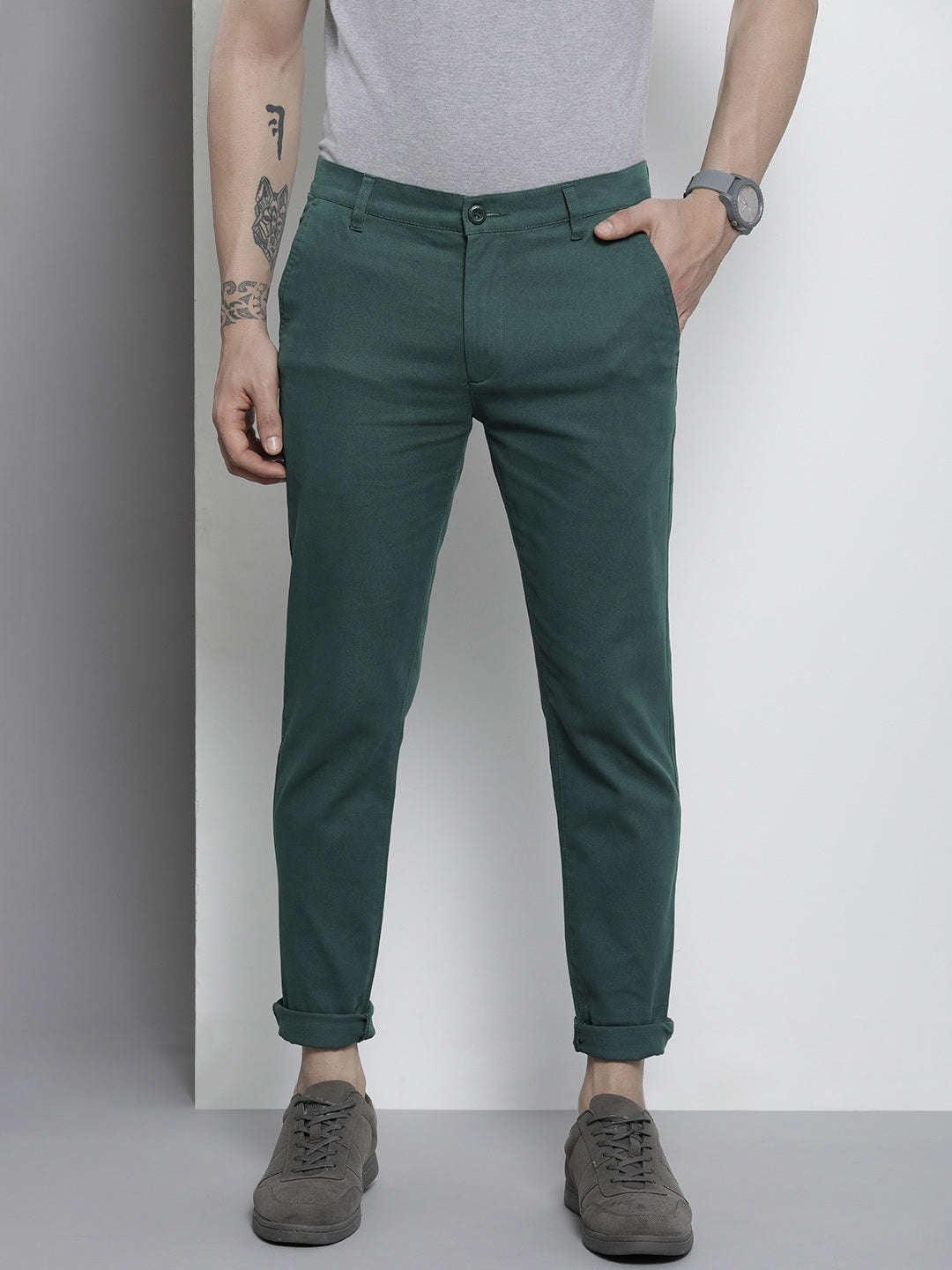 Men's Solid Chino Pants