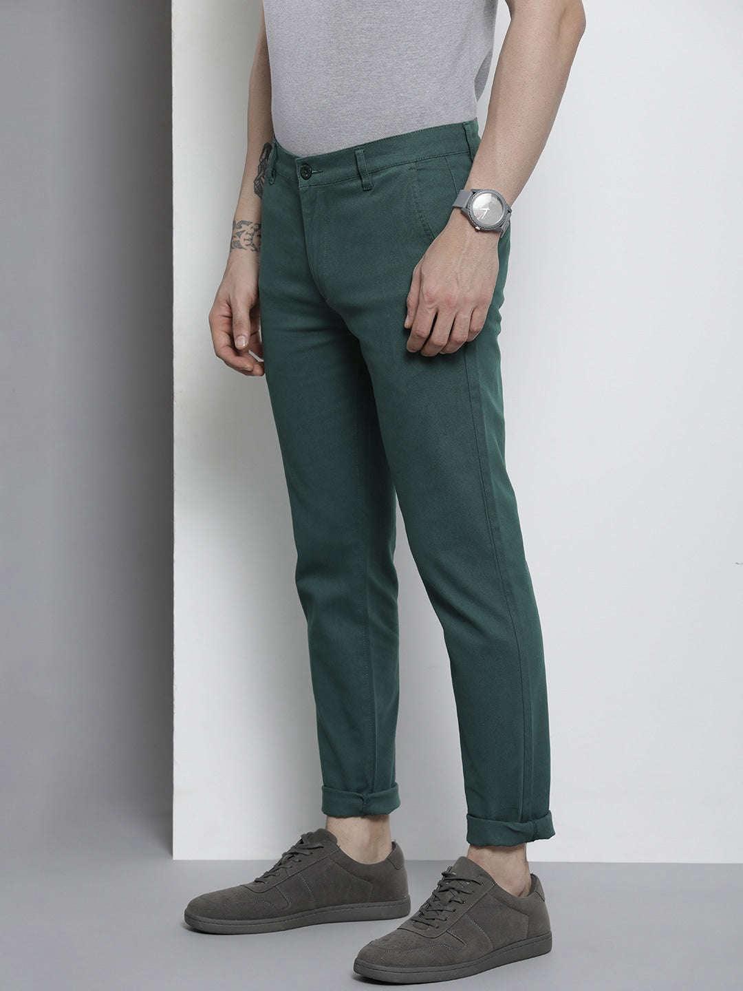 Men's Solid Chino Pants