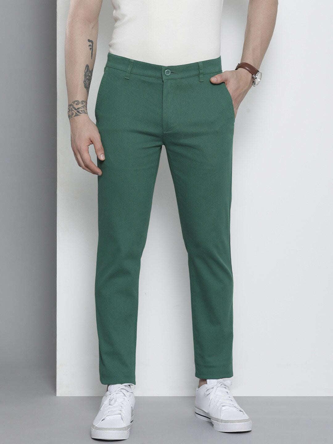 Men's Solid Chino Pants