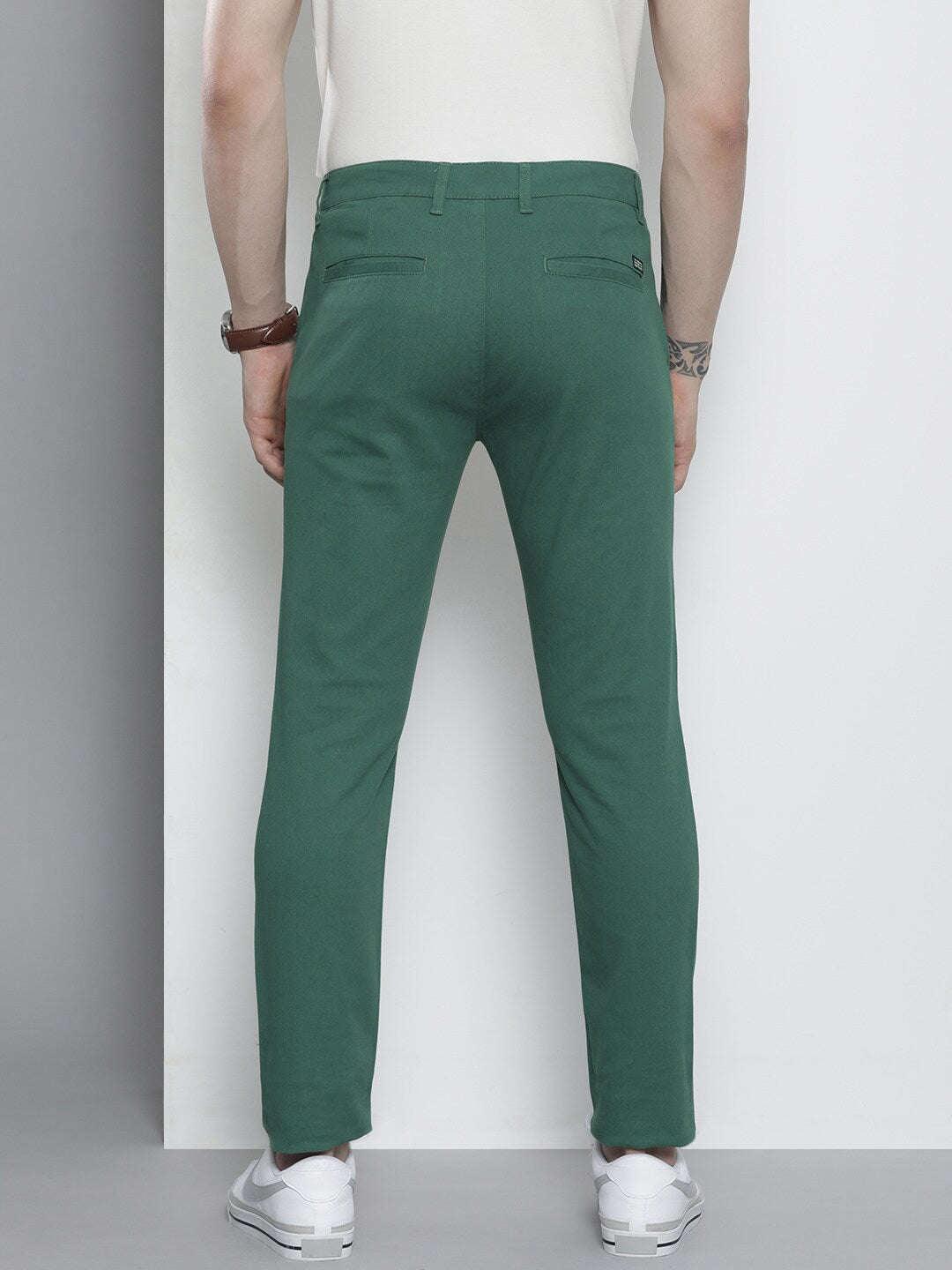 Men's Solid Chino Pants