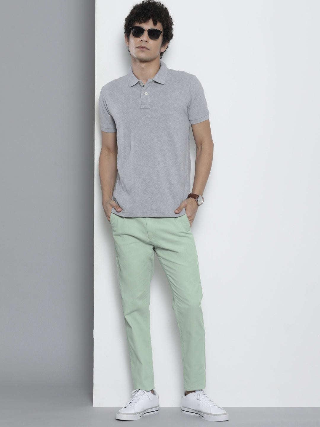 Men's Solid Chino Pants