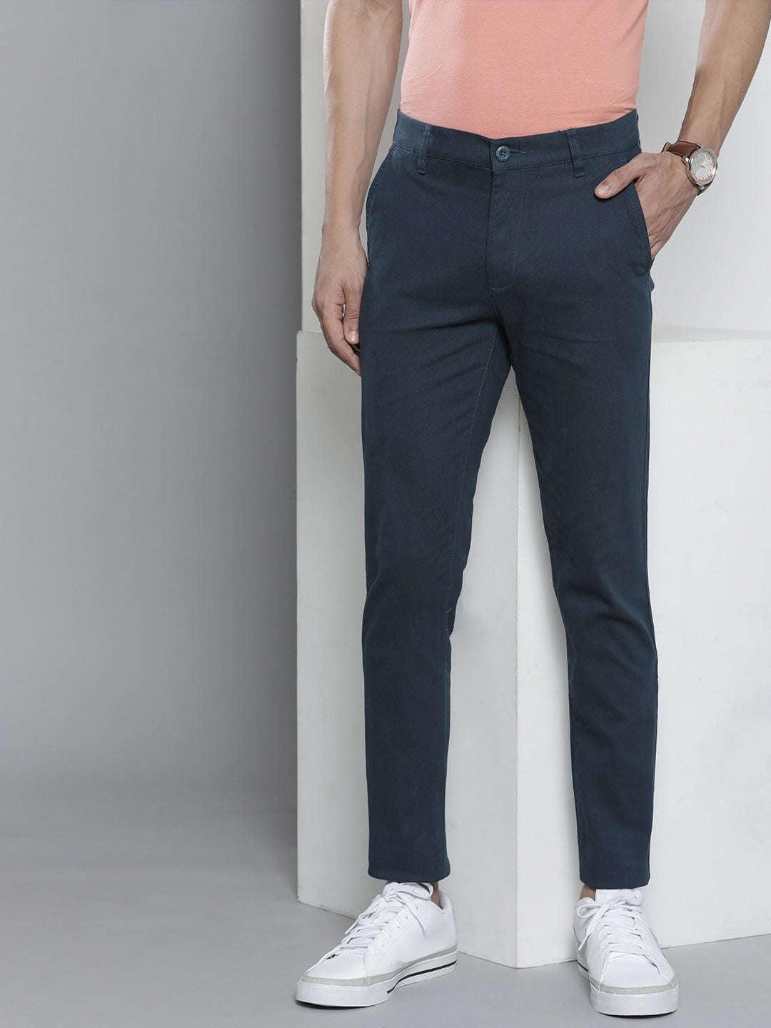 Men's Solid Chino Pants