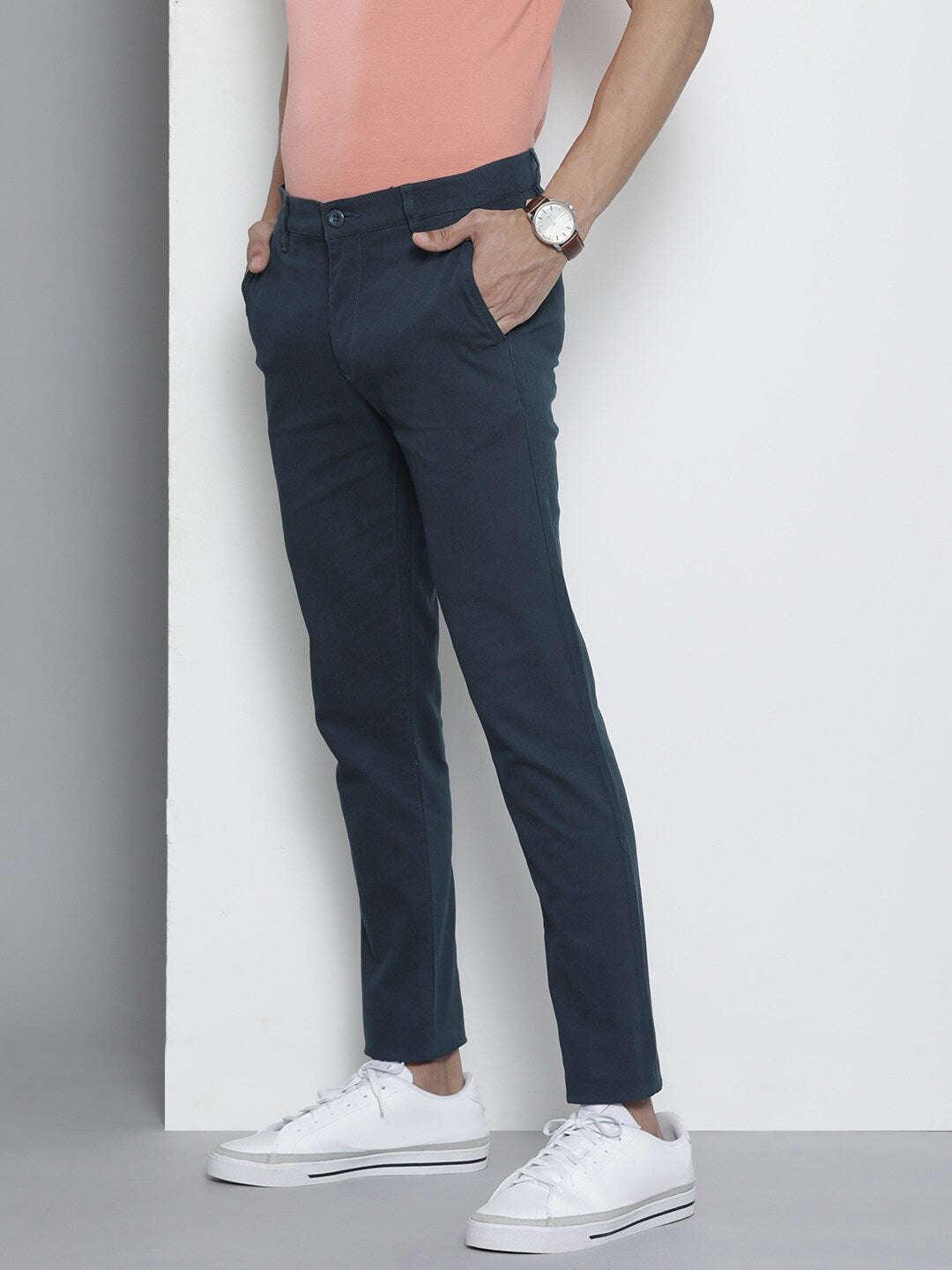 Men's Solid Chino Pants