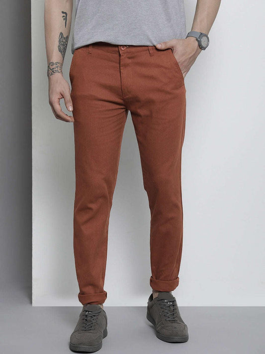 Men's Solid Chino Pants